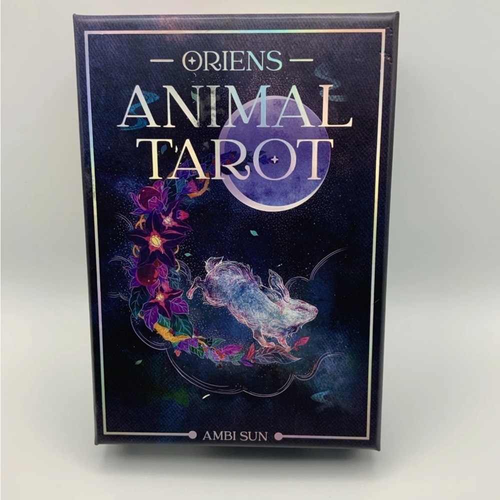 Oriens Animal Tarot Deck & Guidebook by Ambi Sun - Stellar Mystical Artwork.